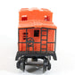 Main Line Rio Grande 9077 Orange Plastic Caboose Lionel O