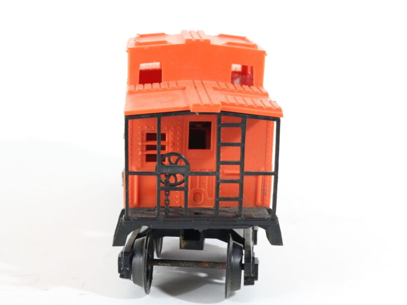 Main Line Rio Grande 9077 Orange Plastic Caboose Lionel O