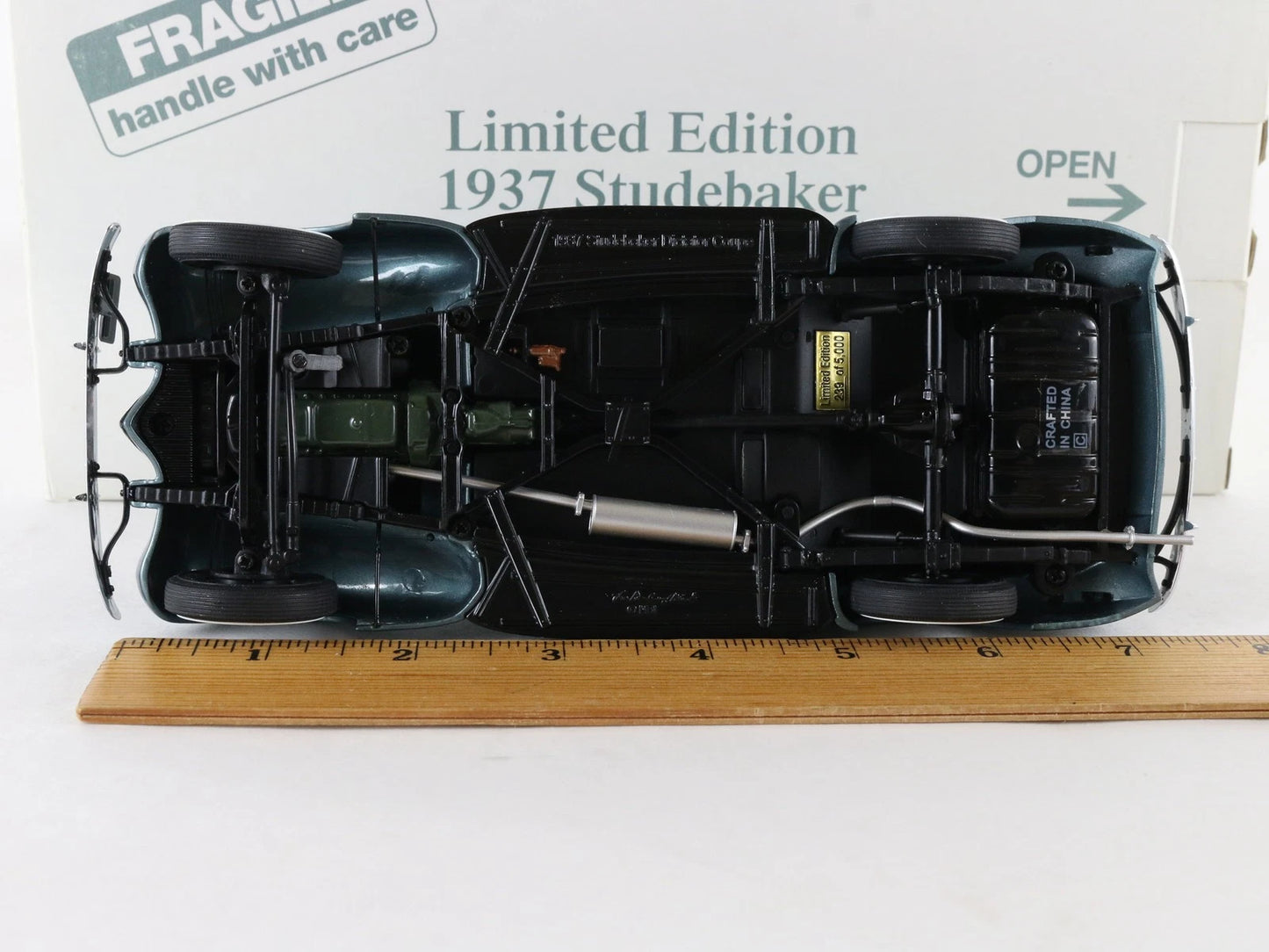 1937 Studebaker Dictator Coupe Blue Danbury Mint 1:24 Diecast Model #239/5000