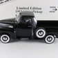 1953 Chevy GMC Pickup Truck Black Limited Danbury Mint 1:24 Diecast 3653/5000