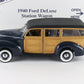 1940 Ford Deluxe Station Wagon Blue Woodie Danbury Mint 1:24 Diecast Model
