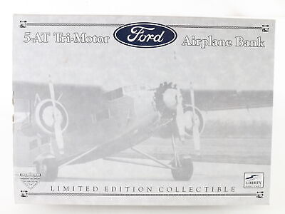 Liberty Classics 5-AT Tri-Motor diecast airplane coin bank aviation collectible