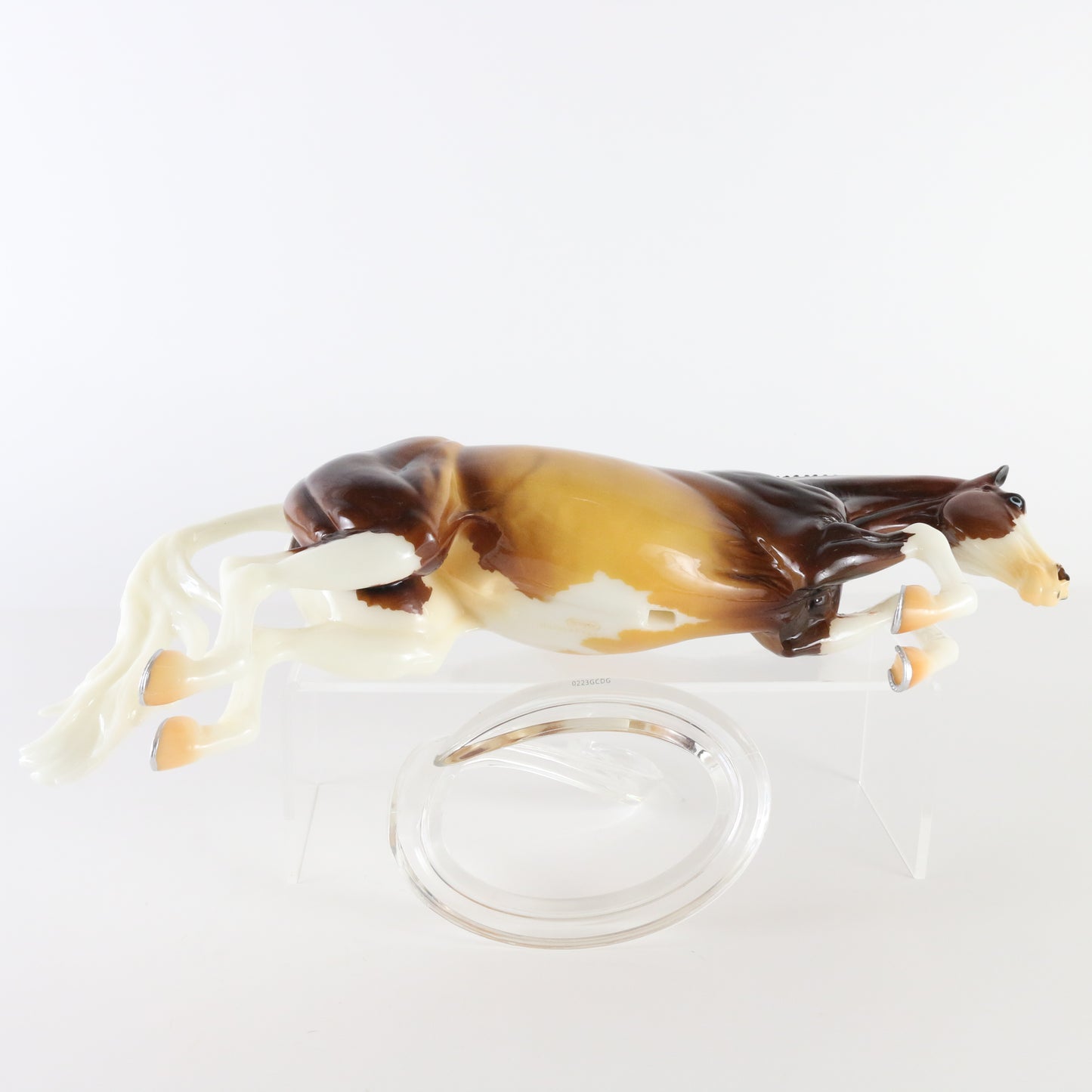 Breyer Jump And Drive Bristol Braided Mane Glossy Traditional Horse W/ Stand