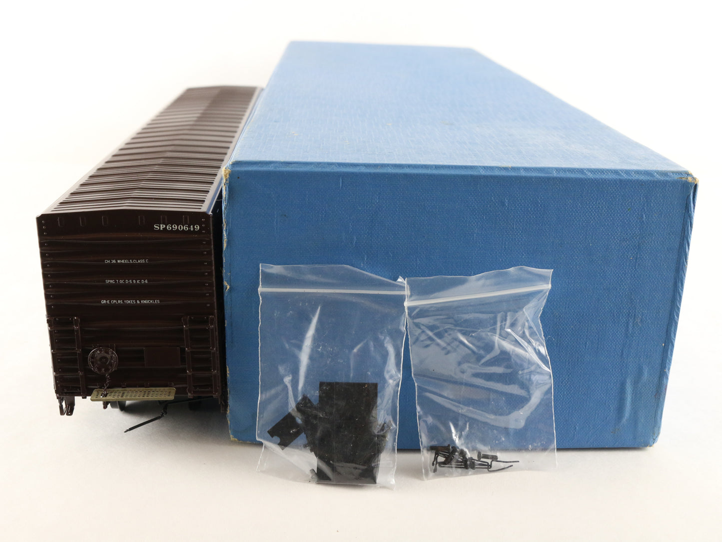 Pecos River O Southern Pacific 690649 62' Insulated Brass Boxcar Train 4137D