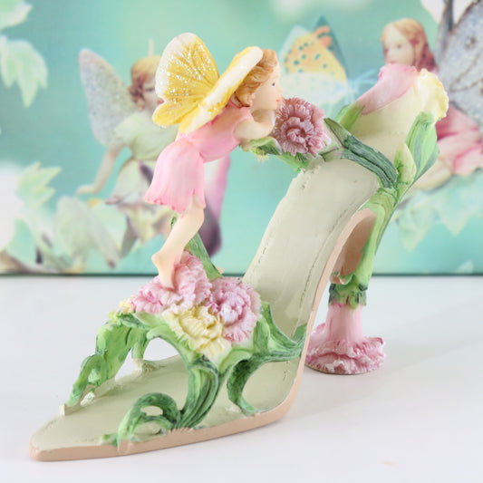 Fairy Flower Collectible Resin Shoe