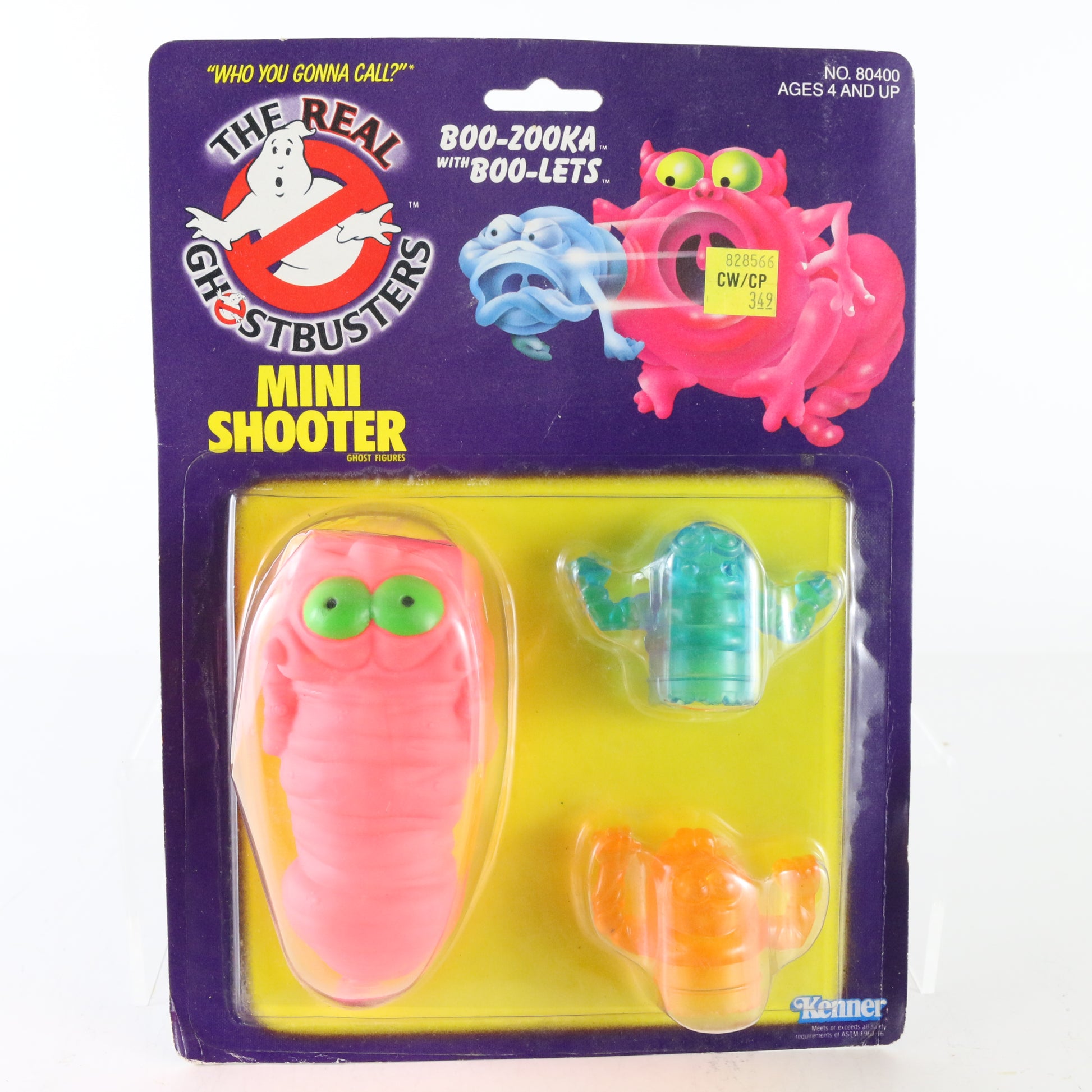 Ghostbusters Boo-zooka Mini Shooter with Ghost Figures, Kenner NIB