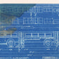 Milwaukee Electric Plan & Elevation Pullman TR TRS Trolley Blueprint 1949 11"