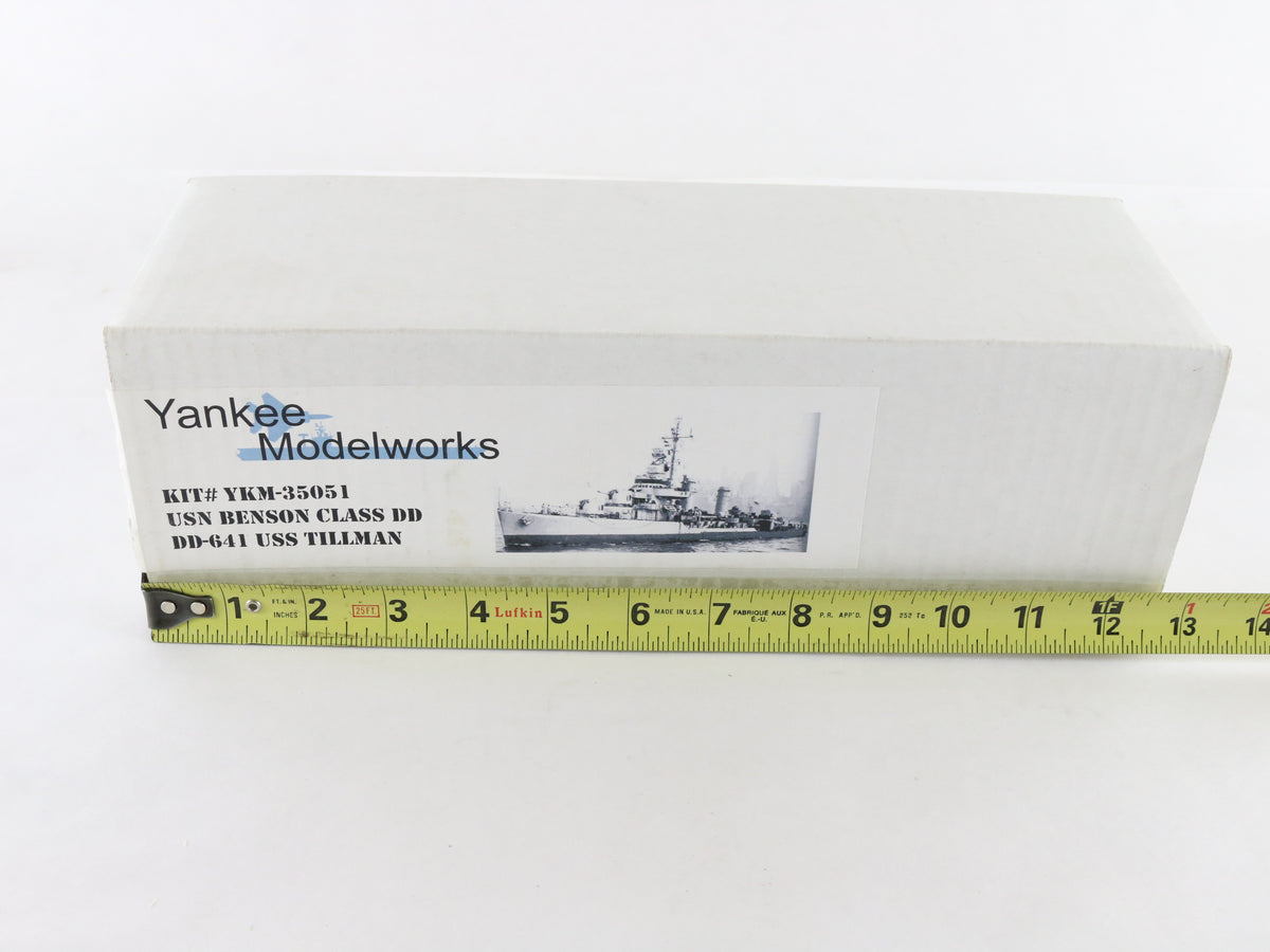 USS Tillman DD-641 USN Benson Class DD Yankee Model 1:350 YKM-35051 Resin Kit