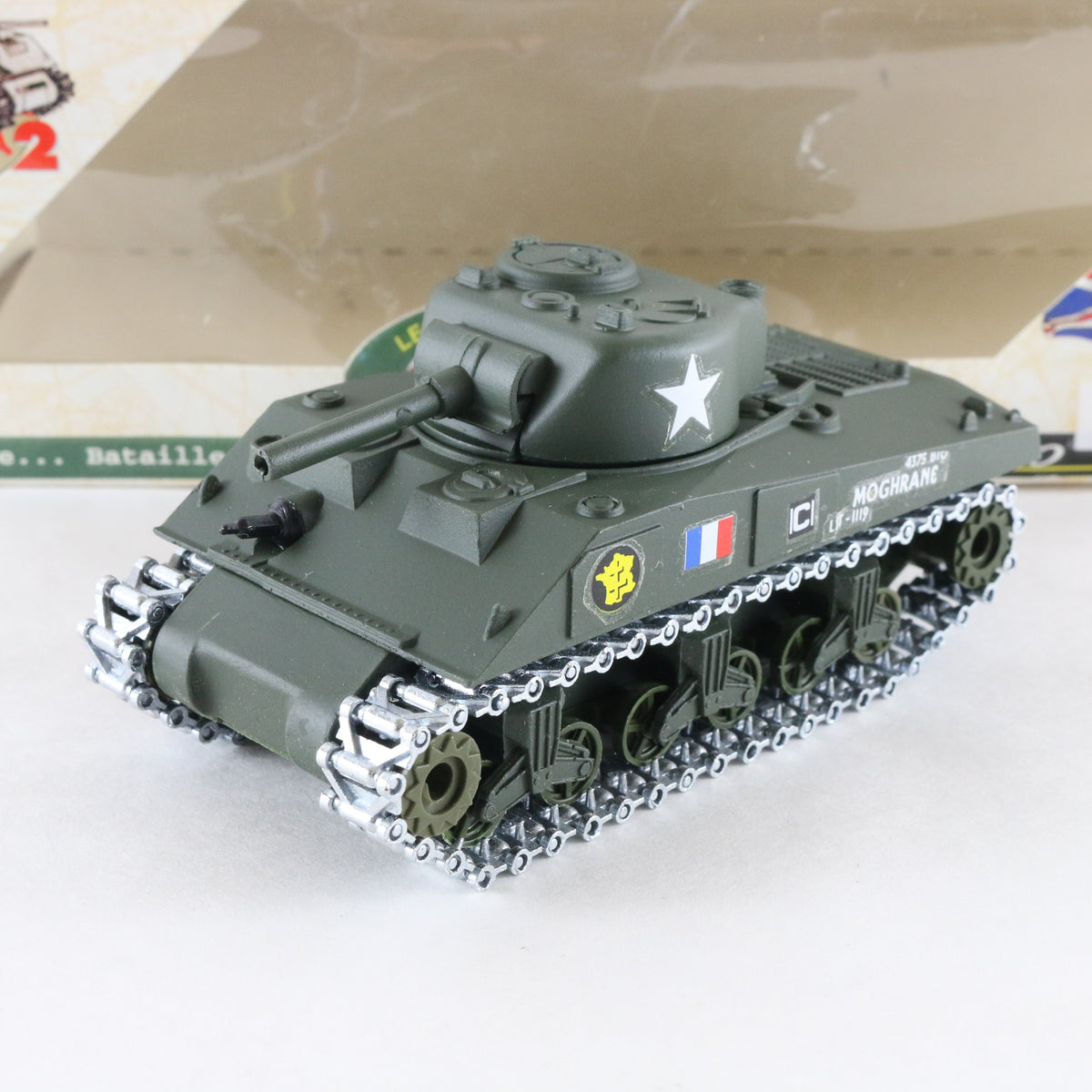 M4 Sherman Tank Famous Battles Solido 1:43 99049 Metal Military Model