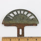 1920s 30s Farmers Automobile Inter Insurance Exchange Metal License Topper 4.5"