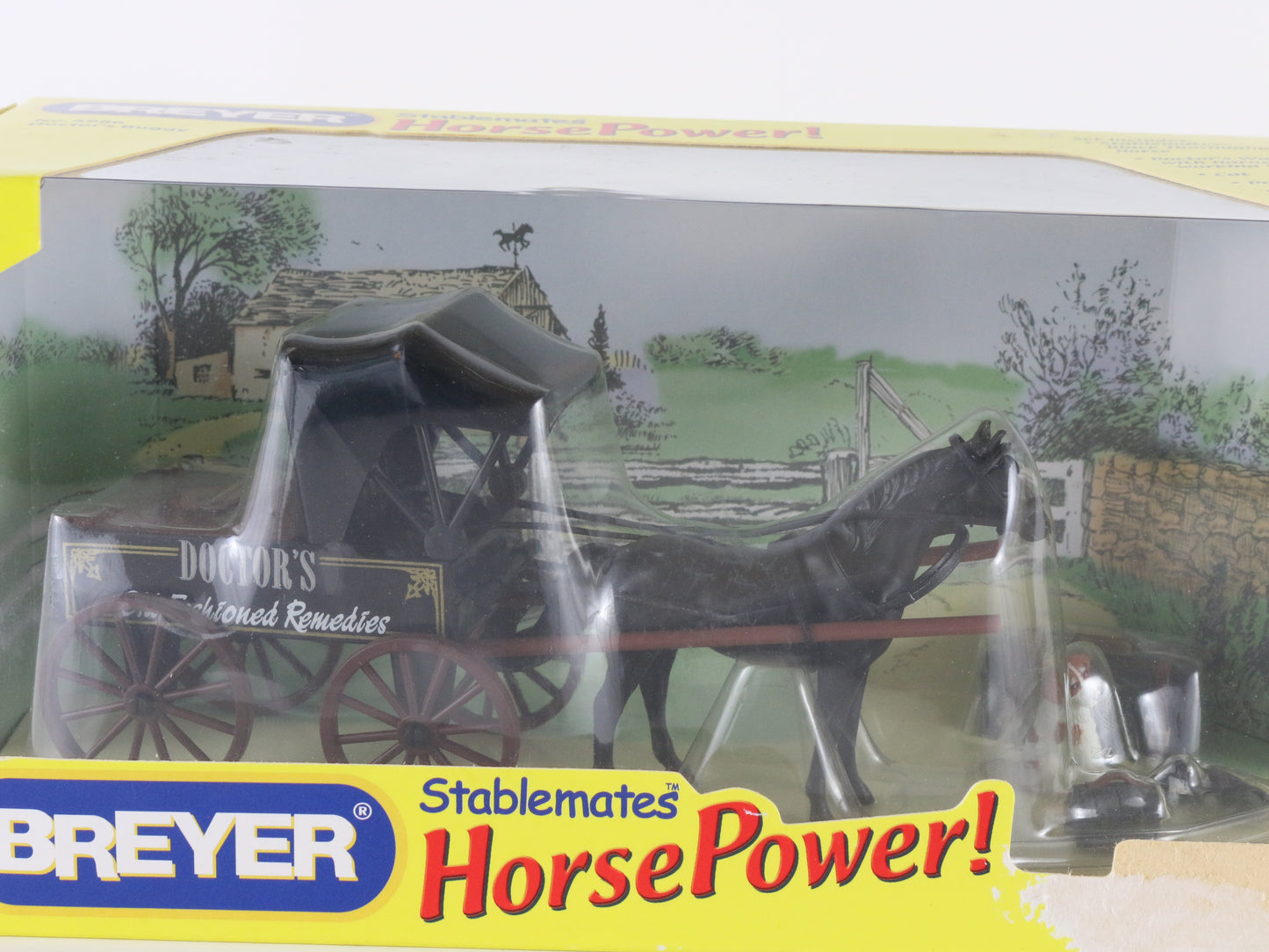 Breyer Doctor's Buggy Stablemates Horse Power Horse Set 5986