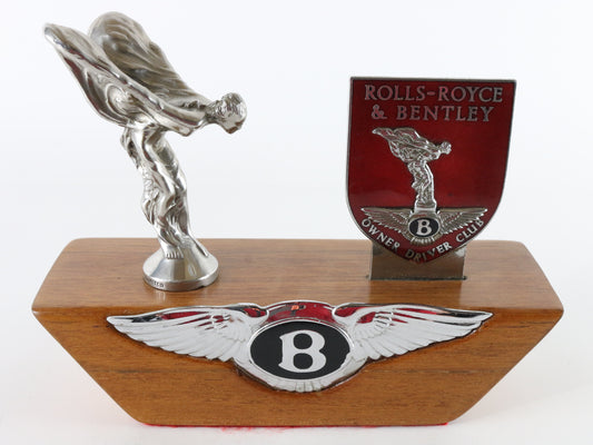 Vintage Rolls Royce & Bentley Spirit Ectasy Hood Ornament & Emblems Club