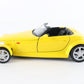 Plymouth Prowler Convertible Yellow Maisto 1:24 Diecast Model Car