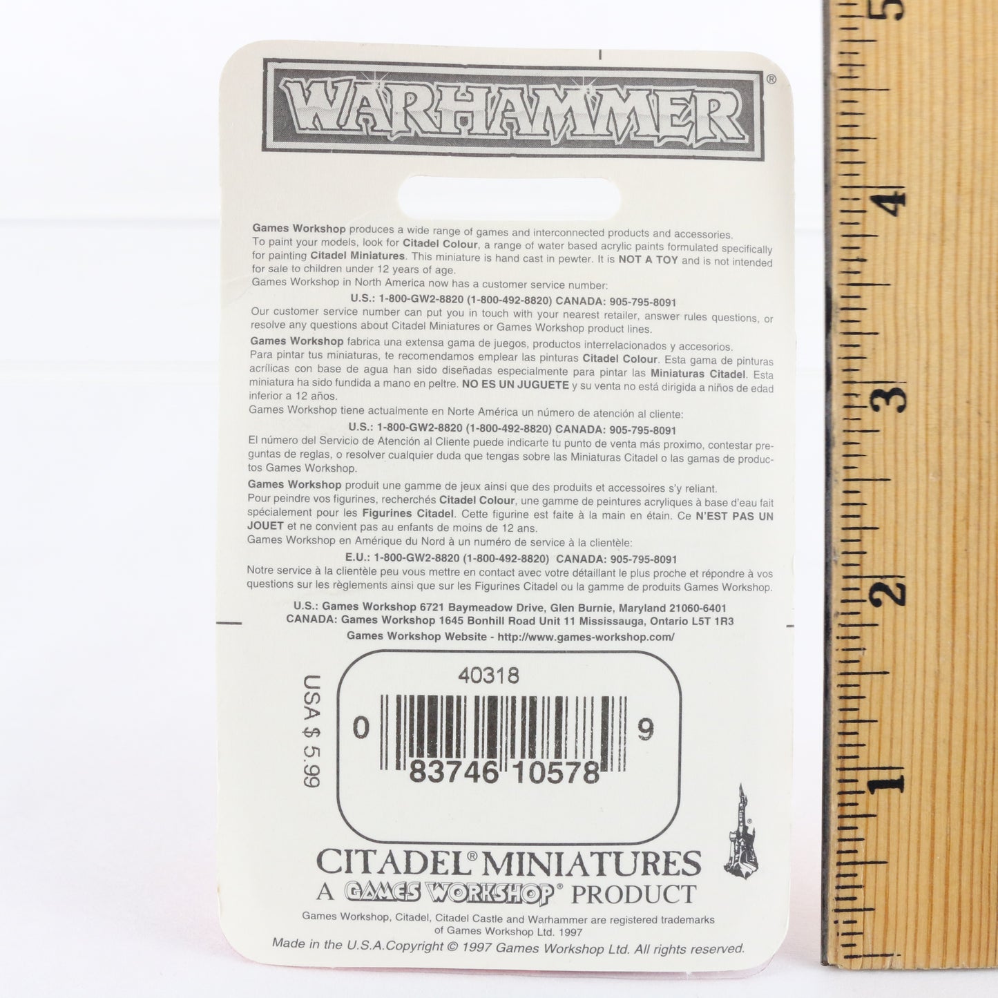 Dwarf Thunderers Double Barrel Citadel Warhammer 8578A Unpainted Figures
