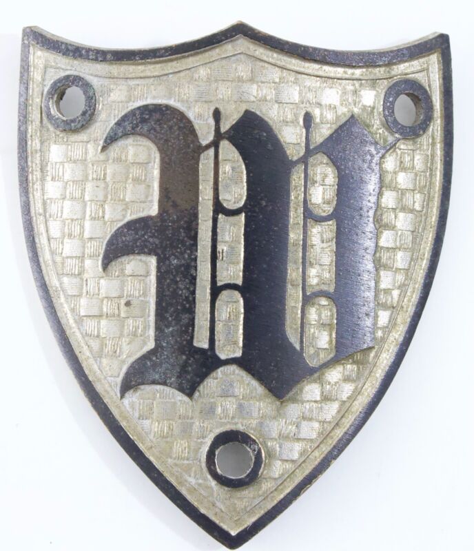 Letter M Metal Motometer Cap Shield 1920s-1930s Era 2��� Metal