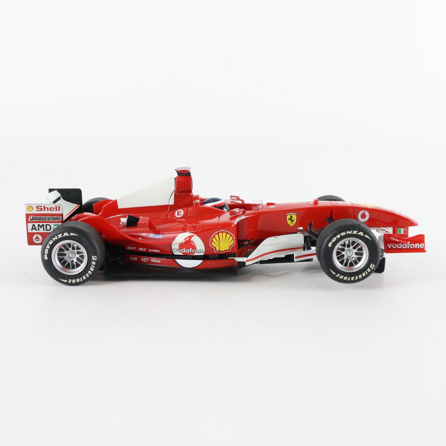 Ferrari F2004 #2 Red & White Hornby Scalextric 1:32 Slot Car C2676