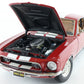 1968 Shelby GT 500 Red & White Exact Detail Replicas 1:18 Metal Model Car