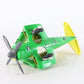 Vintage 1950s Hubley USA Thunderbolt P-47 Metal Plane 6.5” YELLOW GREEN