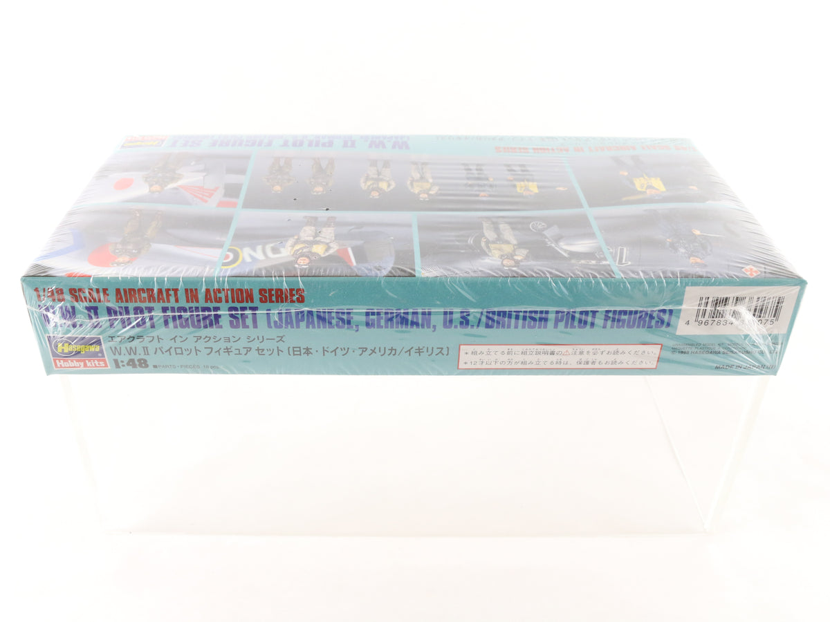 WW2 Pilot Figure Set Japanese German US British Hasegawa 1:48 36007 Sealed