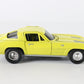 Corvette Stingray Yellow Ertl 1:24 Metal Model Car 1172w