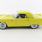 1955 Ford Thunderbird Convertible Yellow Danbury Mint 1:24 Model Car