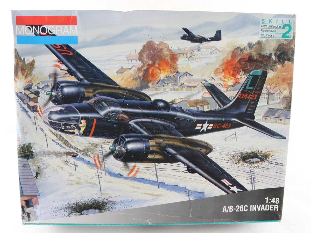 A/B-26C Invader Douglas Bomber Plane Monogram 1:48 5508 Model Kit