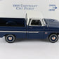 1966 Chevrolet C10 Pickup Truck Blue White Danbury Mint 1:24 Diecast Model