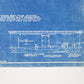 Baltimore & Ohio B&O Refrigerator Side Elevation Letterin S-39635A Blueprint 12"