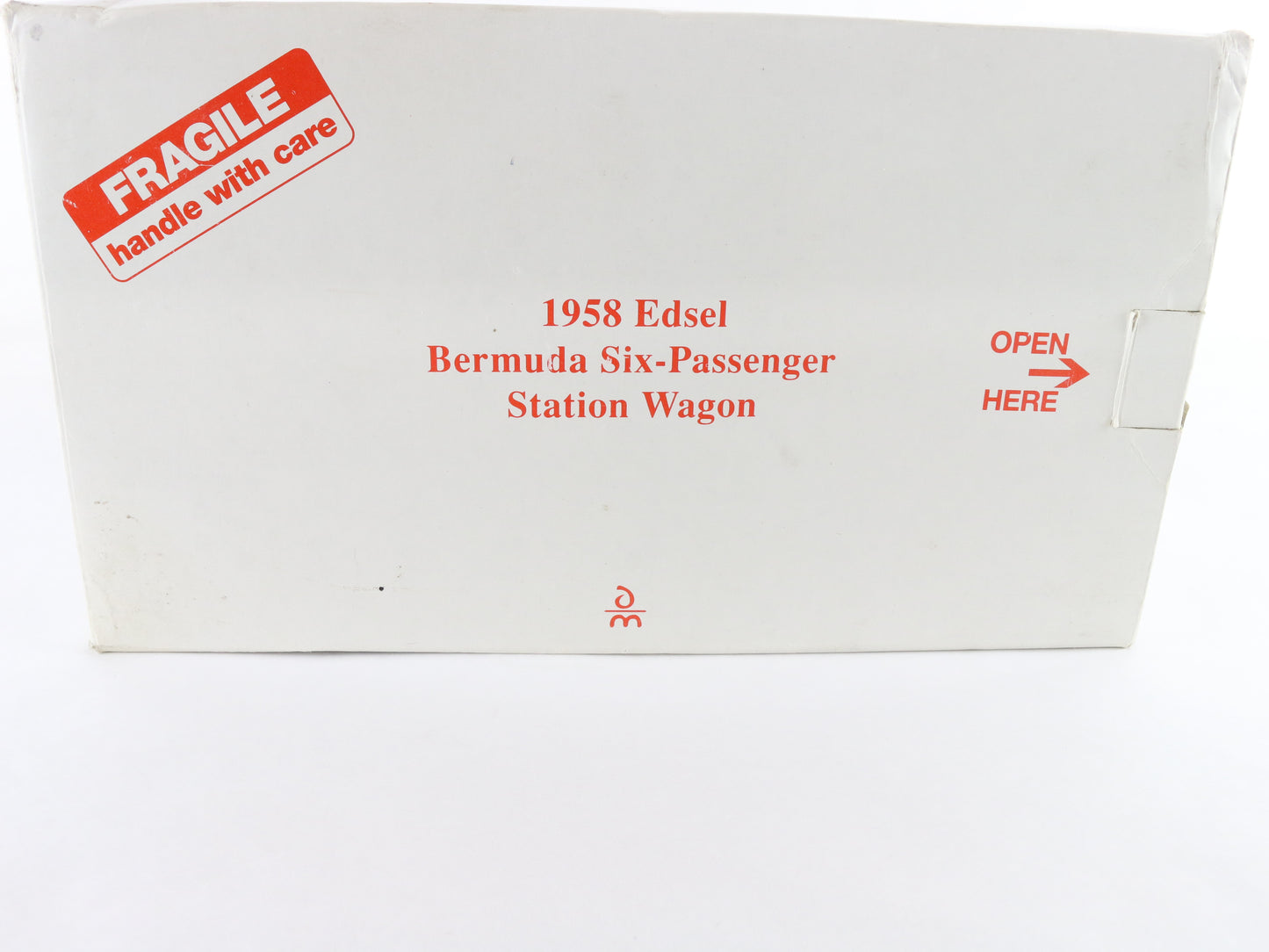 1958 Edsel Bermuda Six Passenger Station Wagon Orange White Danbury 1:24 Diecast