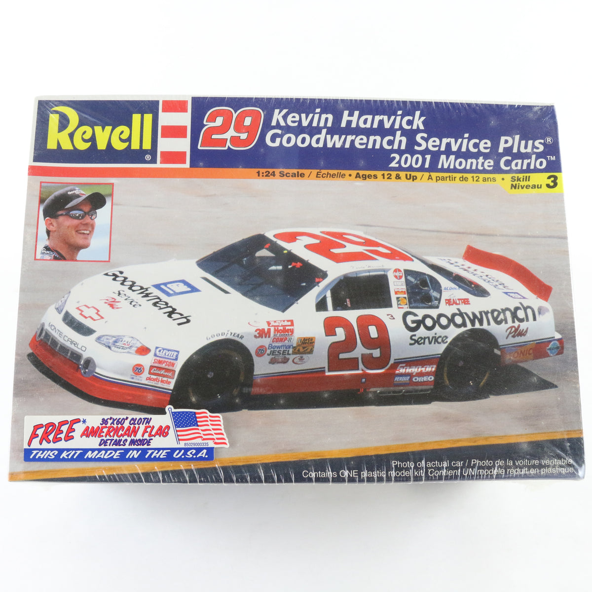 2001 Monte Carlo Kevin Harvich Goodwrench Revell 1:24 Model Car Kit 85-2372