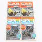 Lot Of 4 Car Speed & Style August & September 1958 Vintage Car Magazines