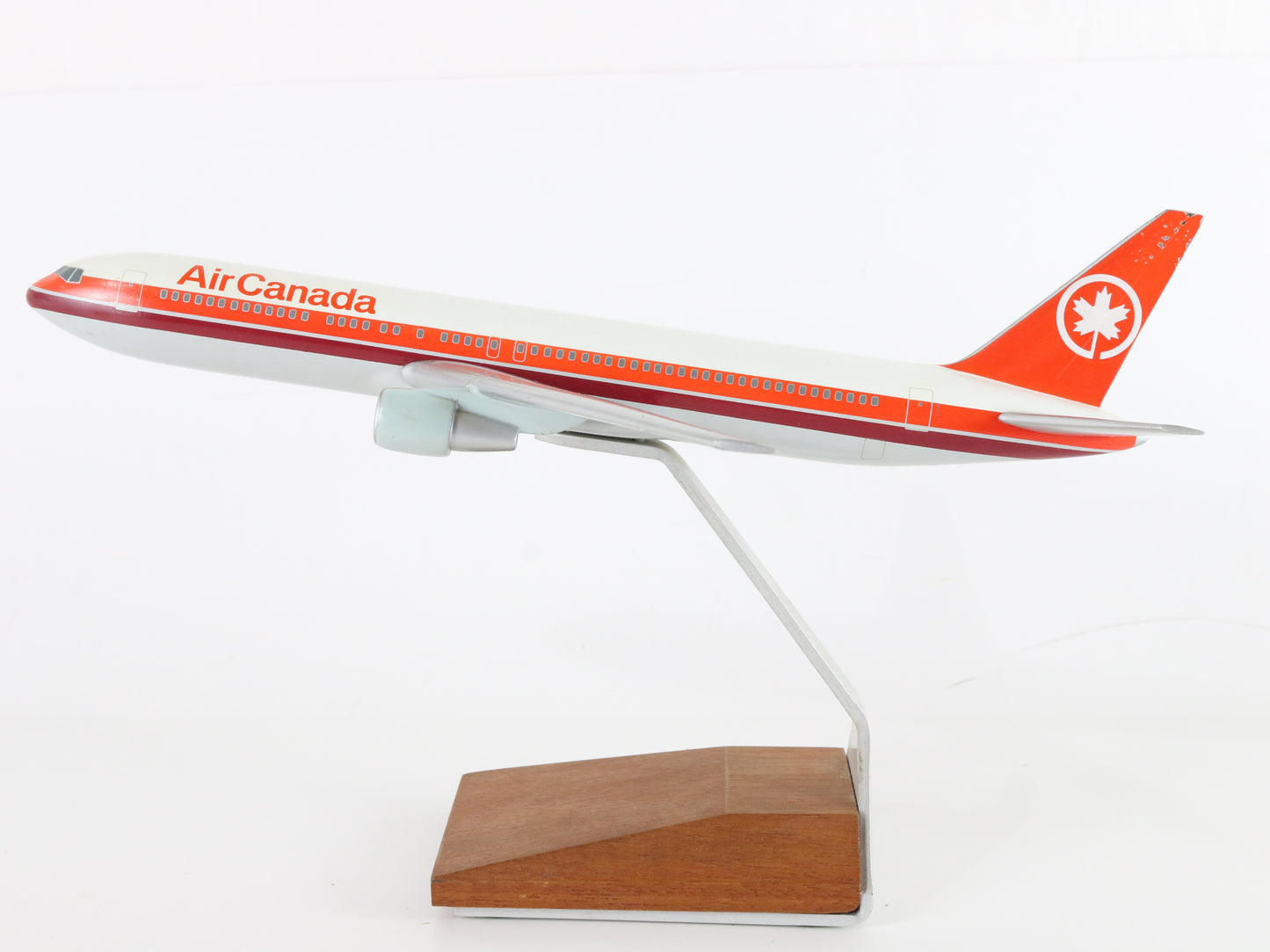 Air Canada Orange & White Commercial Jet 767 Space Models 10.75"