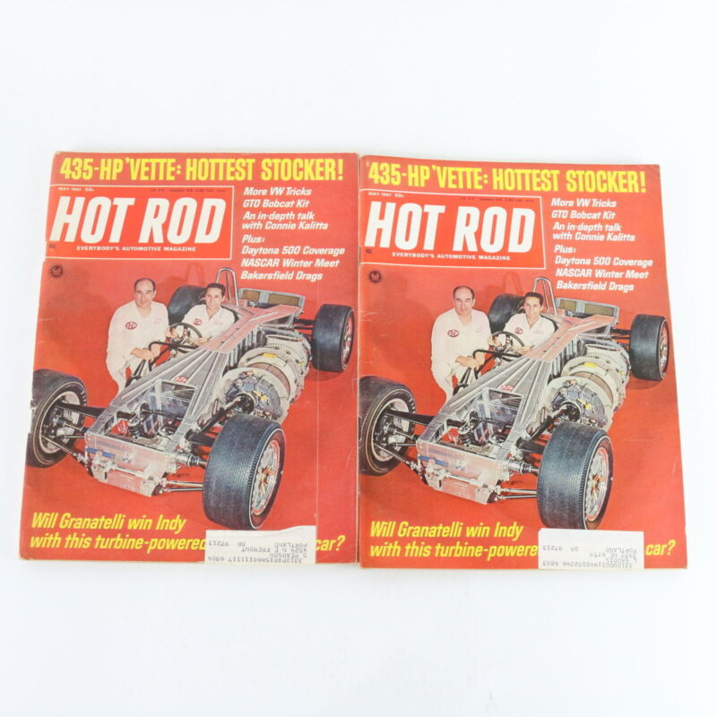 Lot Of 4 Hot Rod 435-hp 'vette Stocker May 1967 Vintage Car Magazines