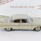1958 Plymouth Fury Hardtop Buckskin Beige Danbury Mint 1:24 Diecast Model Car