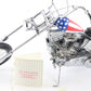 Easy Rider Chopper Red White Blue Cpt America Franklin Mint 1:10 B11WL73 w/ Box