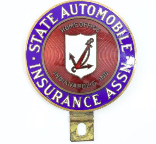 State Automobile Insurance ASSN Home Office Indianapolis 4.5��� Reflector Topper