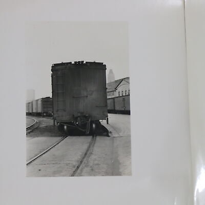 Lot Of 3 Vintage Black & White Baltimore & Ohio B&O Reefer Car Photographs