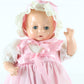 Tynie Twins Pink Dress Girl Horsman 13" Doll W/ Pink Cap Tw14