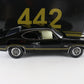 1970 Oldsmobile 442 ACME 1:18 Diecast Black & Gold Model Car 15342 LE of 350