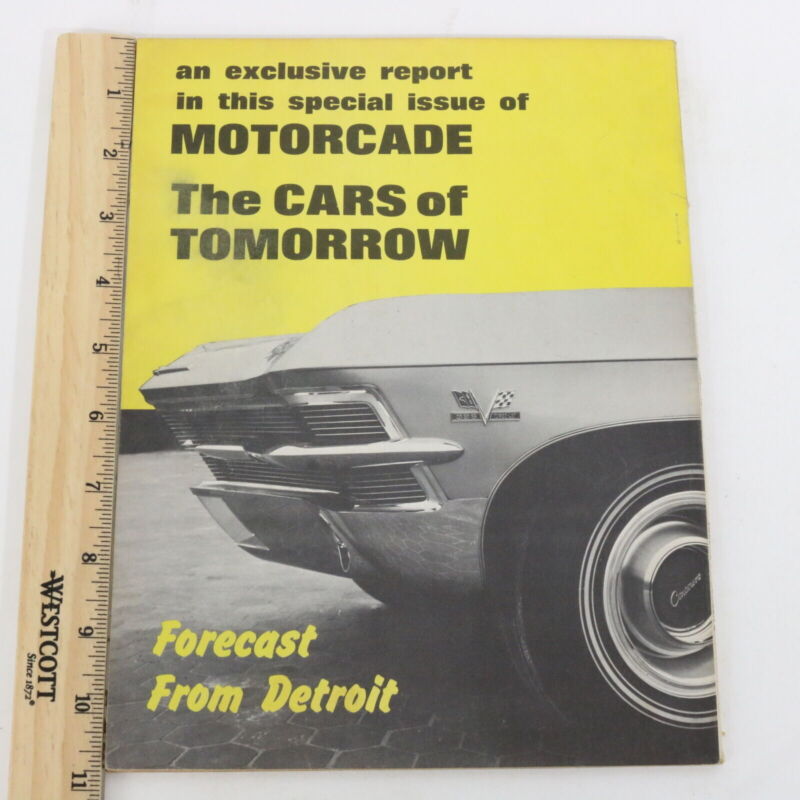 1965 Motorcade Forecast From Detroit Car Magazine August 50c Vol 3 No 3