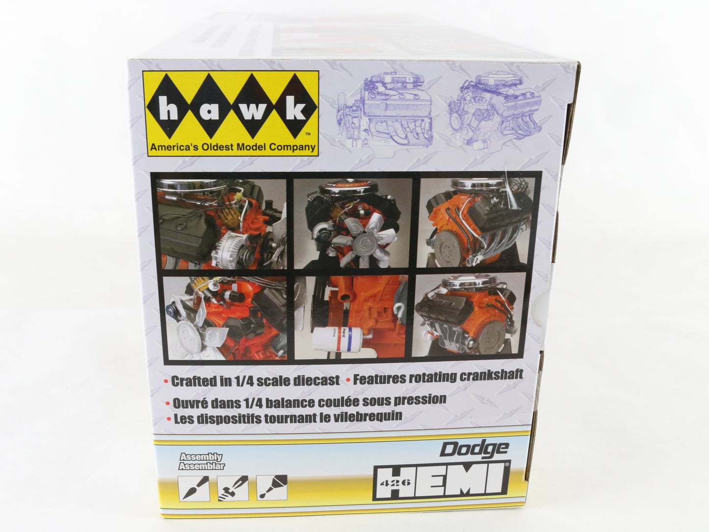 Dodge 426 Hemi Hawk 1/4 Scale Diecast Replica Model Motor 11053 Sealed