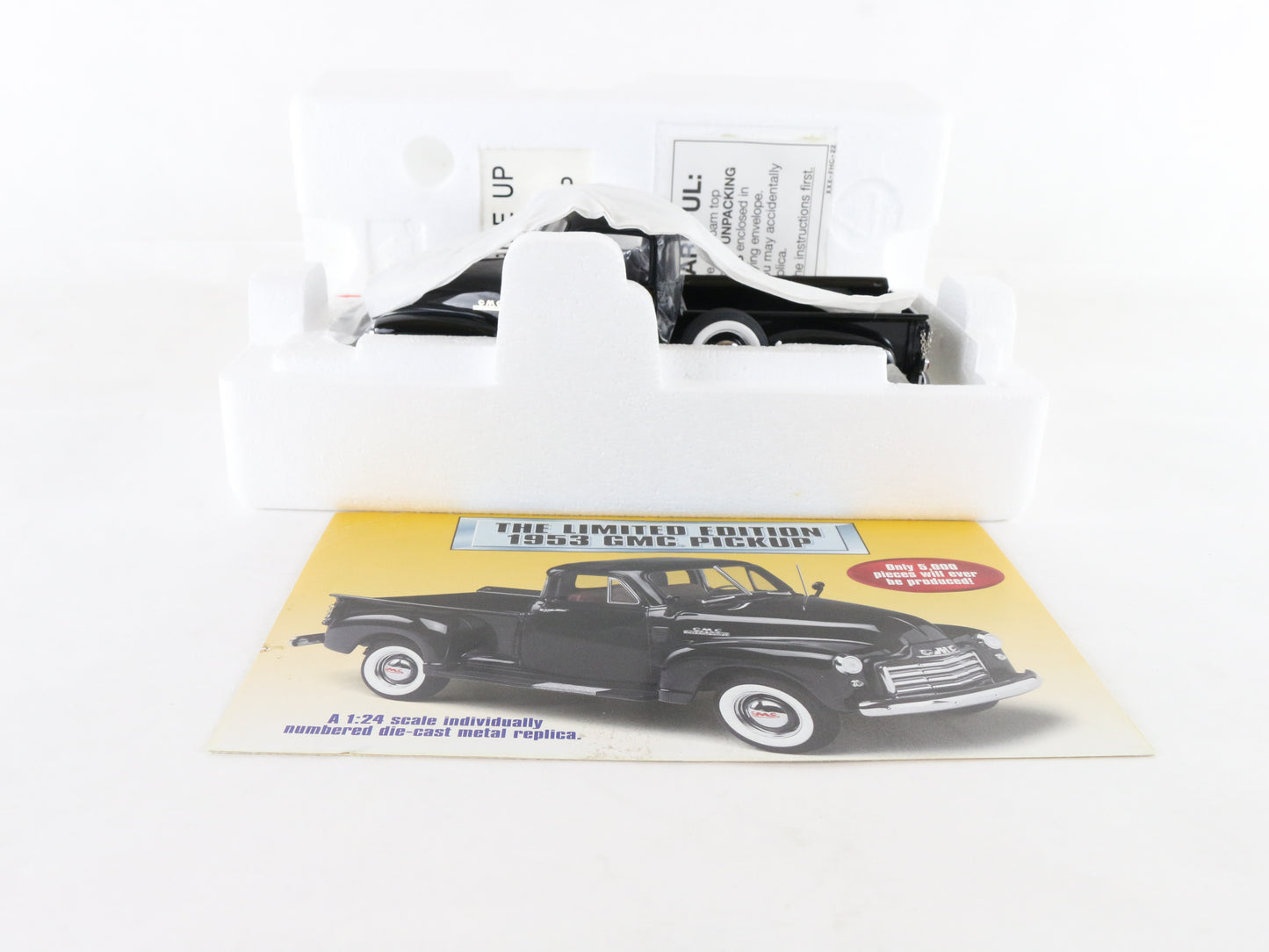 1953 Chevy GMC Pickup Truck Black Limited Danbury Mint 1:24 Diecast 3653/5000