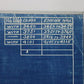 Santa Fe Tender Frame Motive Power Train Blueprint 51 229 July 5 1927 83.5"