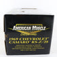 1969 Chevy Camaro Rs Z28 Orange Black American Muscle ERTL LE 1:18 Model 36671