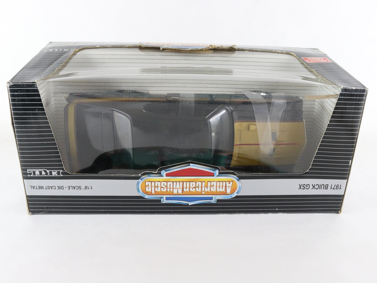 1971 Buick GSX Black Gold ERTL American Muscle 1:18 Diecast Model Car 7604