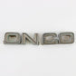  Ford Bronco Silver Plastic Nameplate Emblem Badge FOR PARTS INCOMPLETE