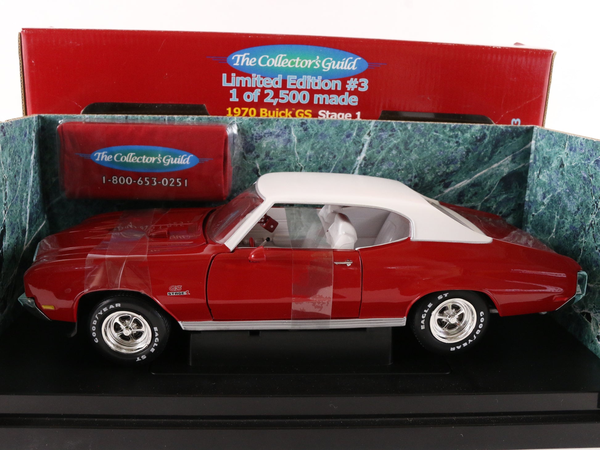 1970 Buick Gs Stage 1 Collector Guild #3 RC ERTL 1:18 Model 29187p LE Of 2500