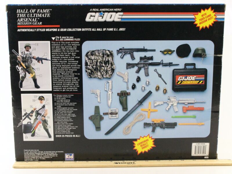 The Ultimate Arsenal Weapons Hall of Fame GI JOE Hasbro 12��� or 1:6 Items 27540