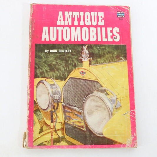 Antique Automobiles John Bentley Fawcett Car Book 75c 168 1952