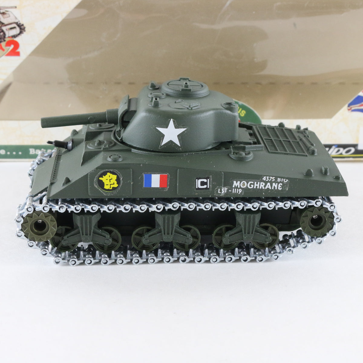 M4 Sherman Tank Famous Battles Solido 1:43 99049 Metal Military Model